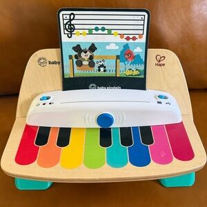 Baby Einstein Hape Rainbow Piano Toy - Colorful Kids Keyboard